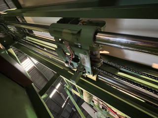 中古プラスチックパネルソー田中8尺サーボ定規付