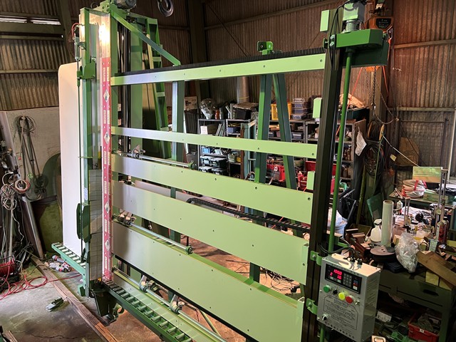 中古プラスチックパネルソー田中8尺サーボ定規付き