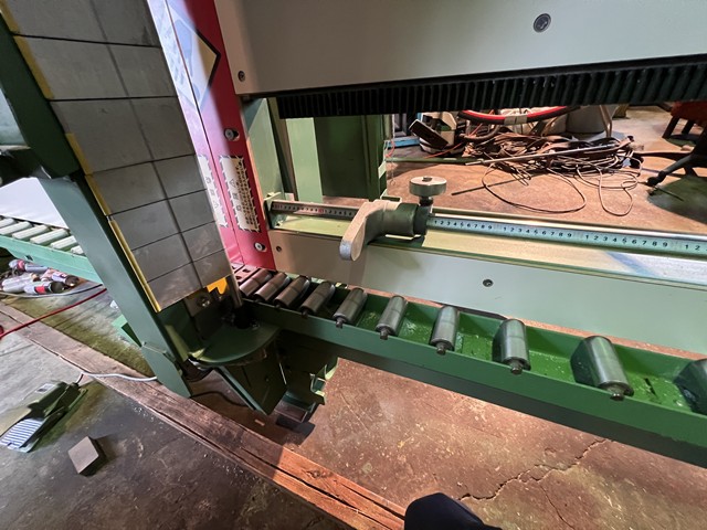 中古プラスチックパネルソー田中8尺サーボ定規付き