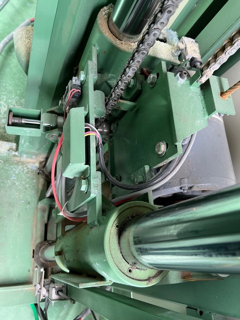 中古プラスチックパネルソー田中8尺サーボ定規付き