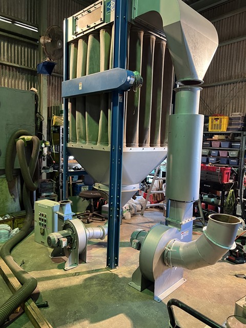 3080バグフィルター井上BFQ3.7kw空送ファン付