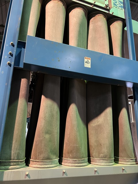 中古バグフィルター井上BFQ3.7kw空送ファン付