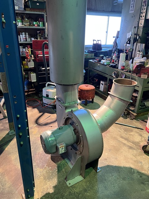 中古バグフィルター井上BFQ3.7kw空送ファン付